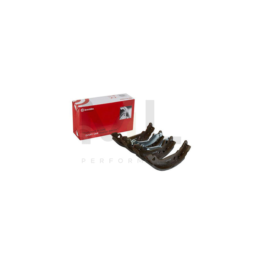 BREMBO S 23 510 Brake Shoe Set with handbrake lever