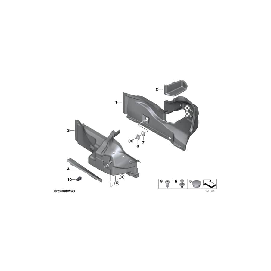 Genuine BMW 51477261483 Cover (Inc. 640dX, 650iX & 640d)