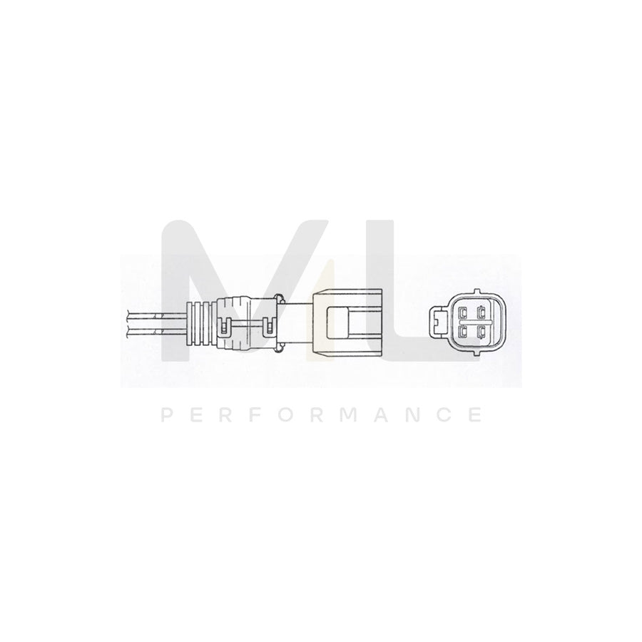 NTK Lambda Sensor / O2 Sensor (NGK 97669) - OZA642-EE4