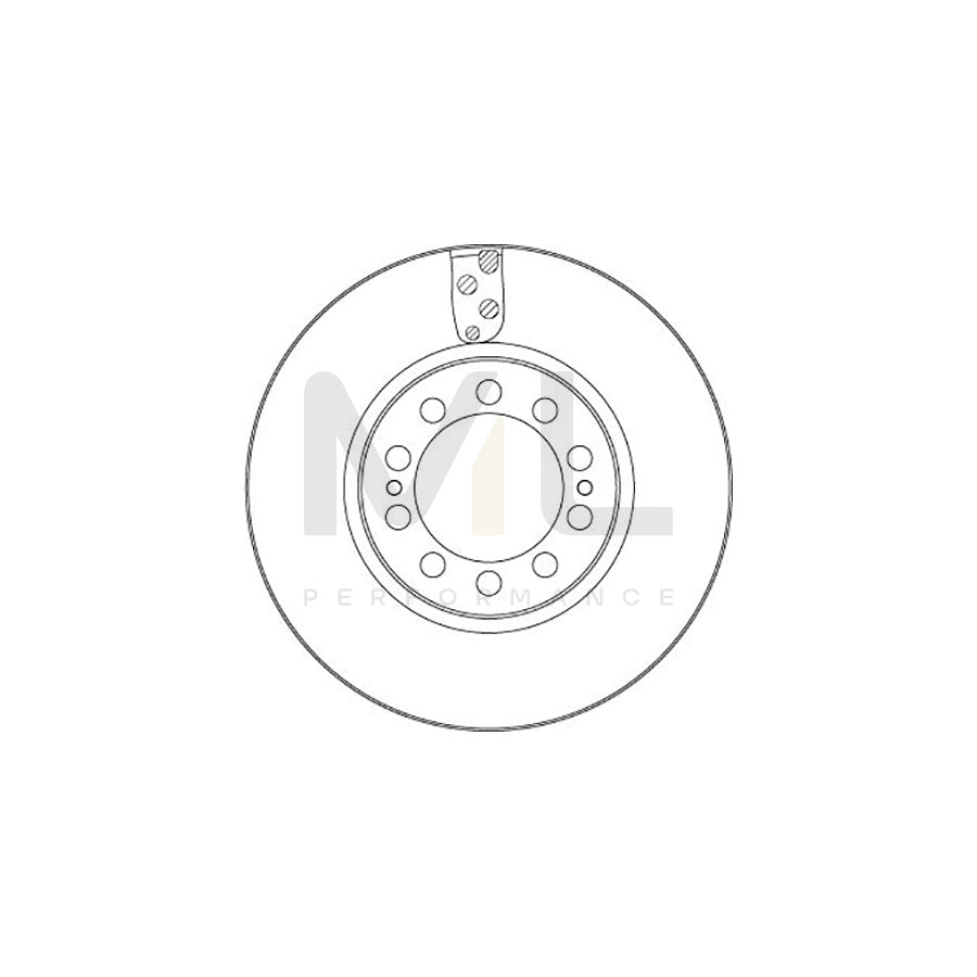 TRW DF5138S Brake Disc Vented | Performance Parts Direct Car Parts
