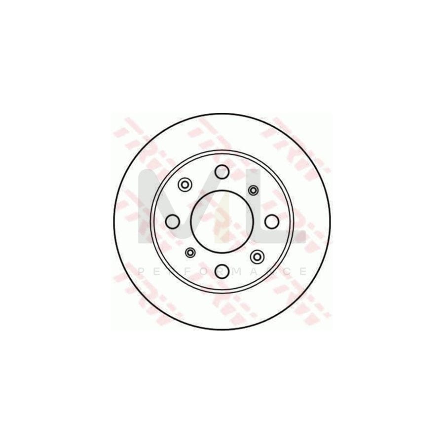 TRW DF2640 Brake Disc Solid | Performance Parts Direct Car Parts