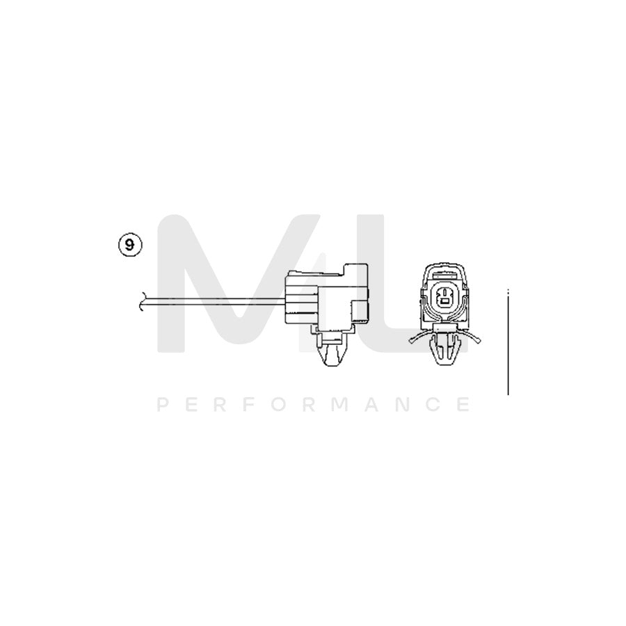 NTK Lambda Sensor / O2 Sensor (NGK 0143) - OZA401-E55