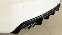 Rieger 00088141 Audi 8V A3 Rear Diffuser for Twin Tailpipe Left - Glossy Black