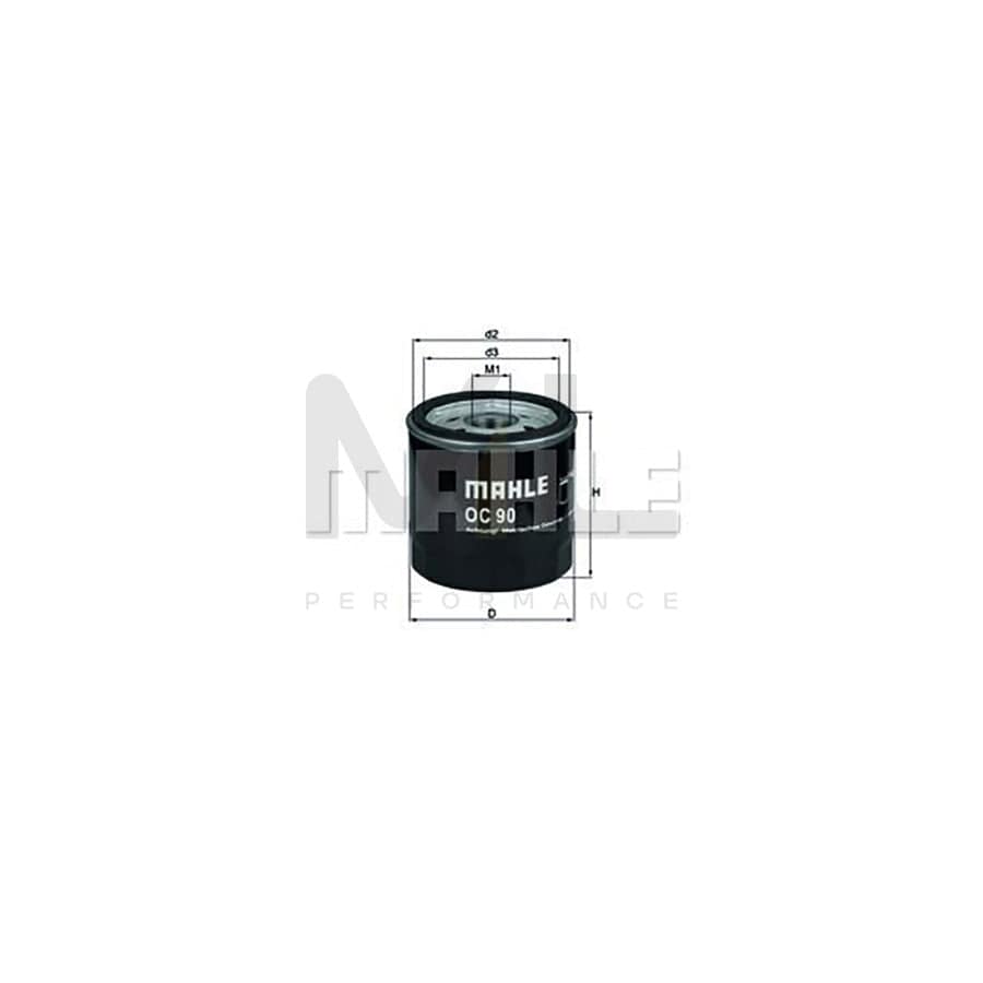 MAHLE ORIGINAL LX 2007 Air Filter Filter Insert | Performance Parts DirectCar Parts