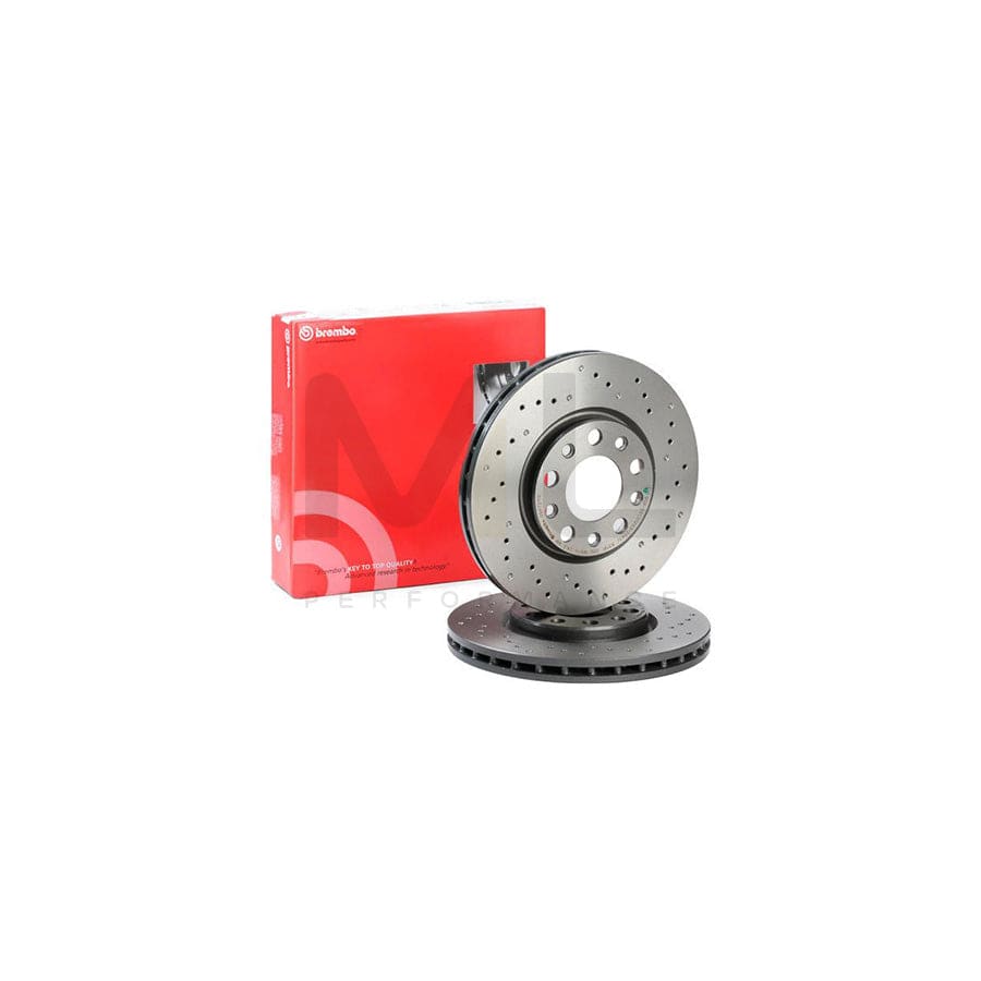 BREMBO XTRA LINE 09.A721.1X Brake Disc Perforated / Vented, Coated, High-carbon  - 1 piece