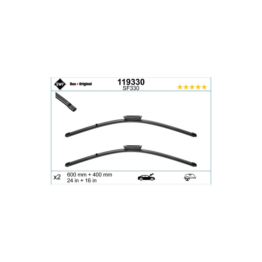 Swf Visioflex 119330 Wiper Blade