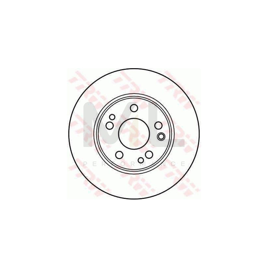 TRW DF2608 Brake Disc Vented | Performance Parts Direct Car Parts