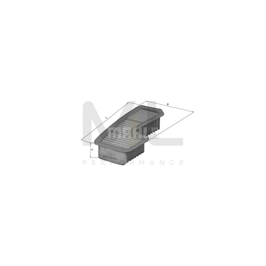 MAHLE ORIGINAL LX 1936 Air Filter Filter Insert | Performance Parts DirectCar Parts