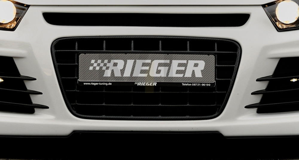 Rieger 00014116 VW 13 Mk3 Scirocco Grille -  Matte Black