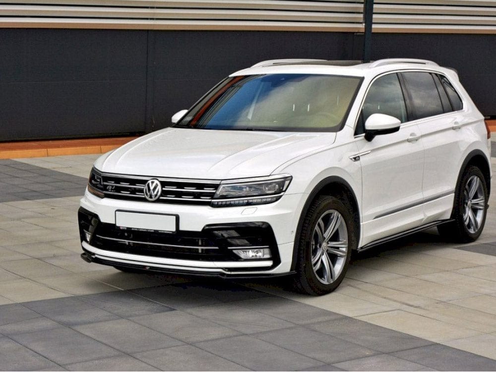 Maxton Design VW-TI-2-RLINE-FD1T Front Splitter V.1 VW Tiguan MK 2 R-line |
