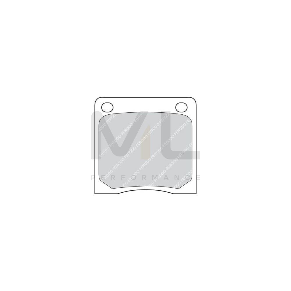 Ferodo Sl Fsl1669 Brake Pad Set With Acoustic Wear Warning | Performance Parts Direct Car Parts