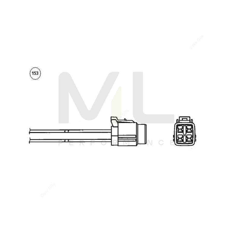 NTK Lambda Sensor - Oxygen / O2 Sensor OZA721-EE28 (NGK 91773)