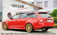 Rieger 00079016 Skoda 5E Octavia RS Rear Diffuser -  Matte Black