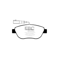 EBC PD11KF396 Abarth Chrysler Fiat Lancia Greenstuff Front Brake Pad & GD Disc Kit - TRW/Bosch Caliper (Inc. 500, 595, Delta, Bravo, Fiorino)
