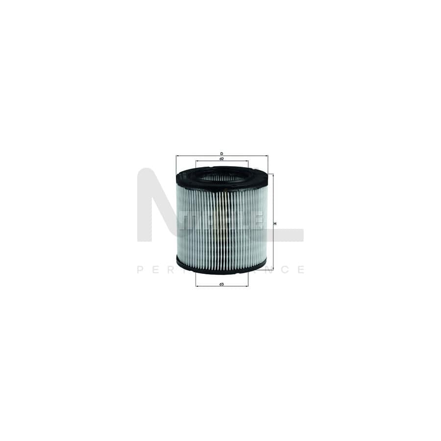 MAHLE ORIGINAL LX 249 Air Filter Filter Insert | Performance Parts DirectCar Parts