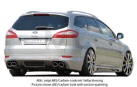Rieger 00099111 Ford BA7 Mondeo Rear Diffuser for Twin Tailpipe Left & Right - Carbon-Look