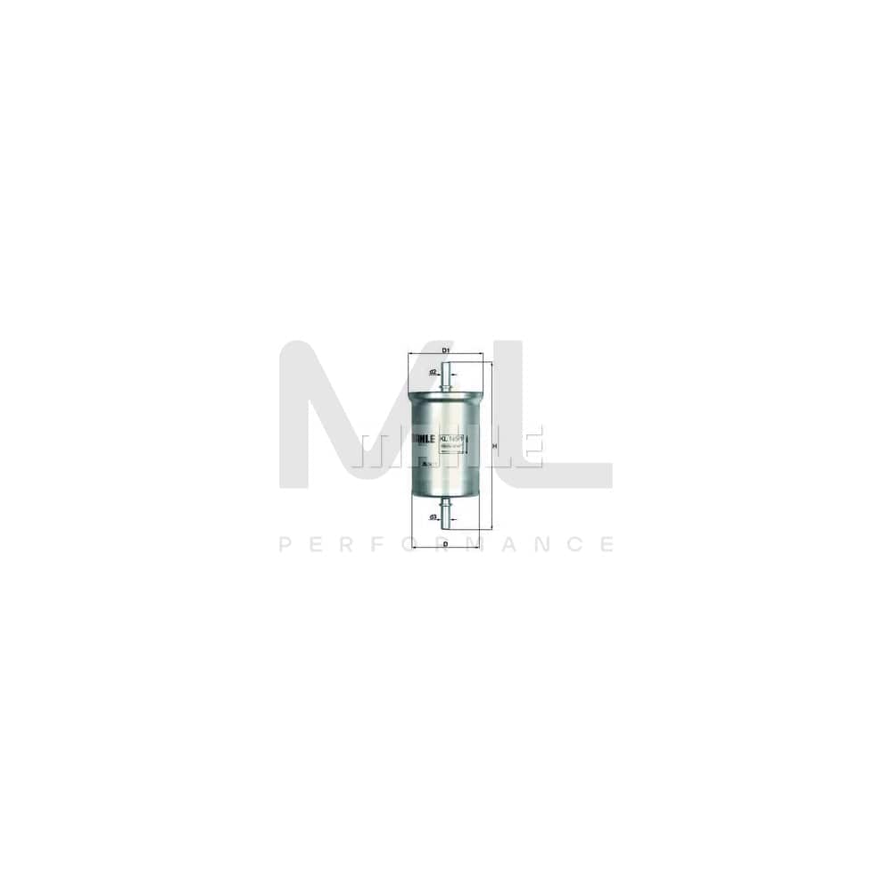 MAHLE ORIGINAL KX 20 Fuel filter Filter Insert | Performance Parts DirectCar Parts
