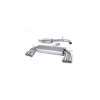 MillTek Audi 8V S3 Resonated Non-Valved Cat-Back Exhaust (Quattro)