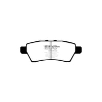 EBC PD03KR525 Nissan Pathfinder Yellowstuff Rear Brake Pad & Plain Disc Kit - Sumitomo / Tokico Caliper