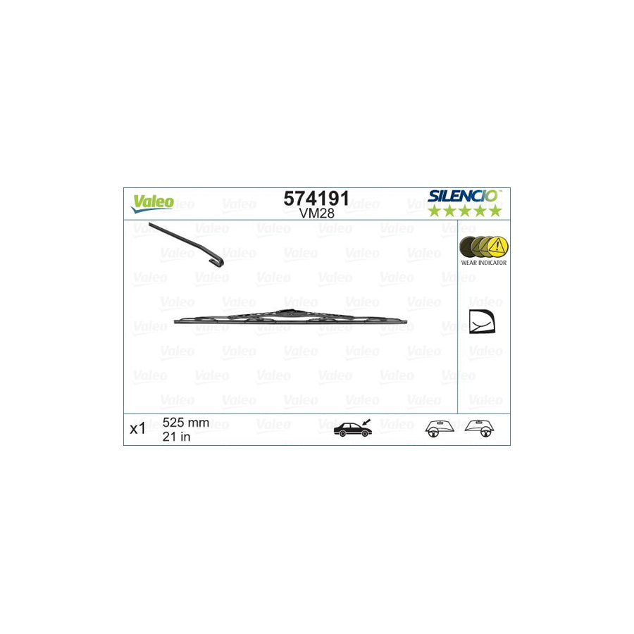 Valeo Silencio Performance 574191 Wiper Blade