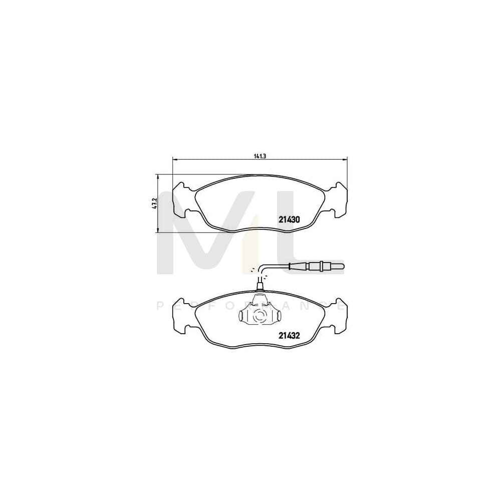 Brembo P 61 054 Brake Pad Set