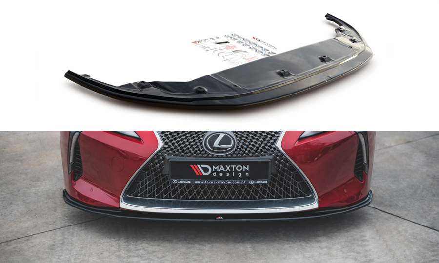 Maxton Design LE-LC-500-FD2T Front Splitter V.2 Lexus LC 500 |