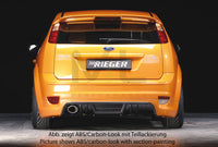 Rieger 00034137 Ford Focus 2 Rear Diffuser for Tailpipe Left -  Matte Black