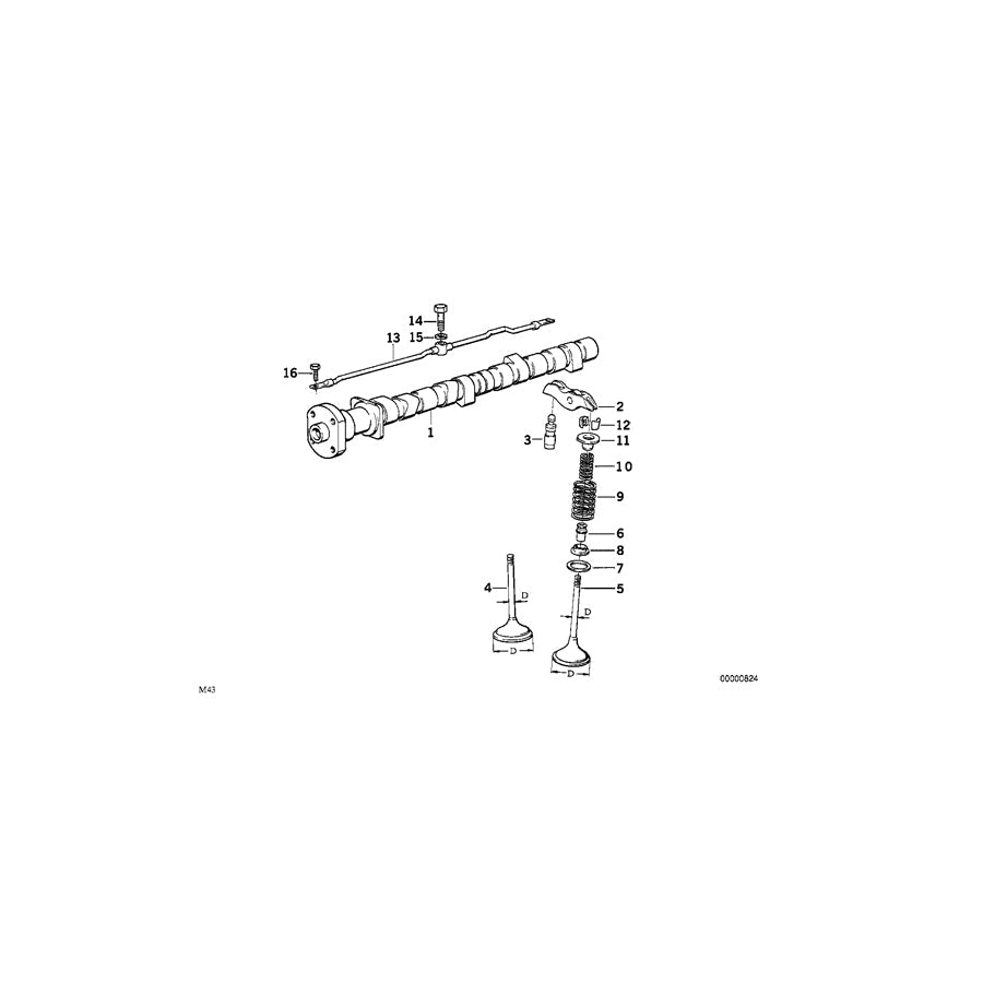 Genuine BMW 11341436854 E34 E36 E46 Upper Spring Plate (Inc. 318Ci, 316i & 316i 1.9)