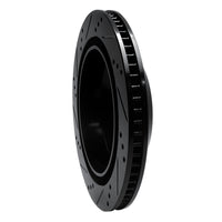 R1 Concepts R1 98-02 Chevrolet Camaro Rear Right Drilled & Slotted Black Brake Rotor