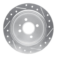 R1 Concepts R1 88-90 BMW 325IX Rear Left Drilled & Slotted Silver Brake Rotor