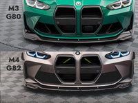 Maxton Design Carbon Fiber Front Splitter V.2 BMW M4 G82 / M3 G80