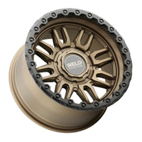 Weld Off-Road Swift 17x9in - 8x170 BP - ET-12 - 125.1mm CB - Satin Bronze Wheel & Black Ring