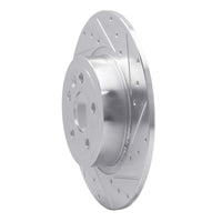 R1 Concepts R1 16-19 Land Rover Range Rover Evoque Rear Right Drilled & Slotted Silver Brake Rotor