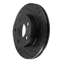 R1 Concepts R1 95-02 Ford Ranger (USA/Canada) Front Right Drilled & Slotted Black Brake Rotor