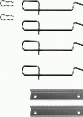 TEXTAR 82017500 Brake Pad Fitting Kit