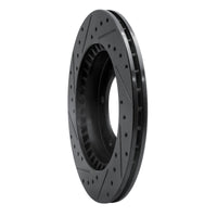 R1 Concepts R1 96-98 Suzuki Sidekick Front Right Drilled & Slotted Black Brake Rotor