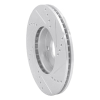 R1 Concepts R1 16-25 Mazda 2 (Mexico) Front Left Drilled & Slotted Silver Brake Rotor
