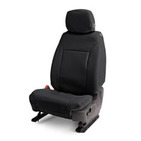 Covercraft 23-24 Ford Super Duty Leatherette PrecisionFit Custom Front Row Seat Covers - Black