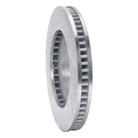 R1 Concepts R1 03-07 Cadillac CTS Front Right Drilled & Slotted Silver Brake Rotor