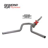 Diamond Eye Performance Diamond Eye KIT 4in Catback MFLR RPLCMENT PIPE DUAL SS: 2006-2007.5 CHEVY/GMC 6.6L 2500/3500