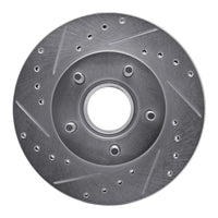 R1 Concepts R1 83-92 Ford BRONCO II Front Left Drilled & Slotted Silver Brake Rotor