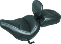 Mustang Motorcycle Mustang 08-20 Harley Electra Glide,Rd Glide,Rd King Tripper Fastback 1PC Seat w/Diam Stitch- Black