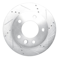 R1 Concepts R1 02-06 Dodge Sprinter 2500 Front Right Drilled & Slotted Silver Brake Rotor