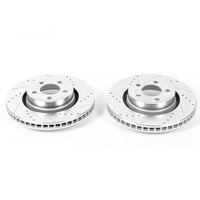 PowerStop Power Stop 15-19 Ford Mustang Front Evolution Drilled & Slotted Rotors - Pair