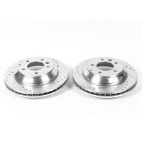 PowerStop Power Stop 07-15 Audi Q7 Rear Evolution Drilled & Slotted Rotors - Pair
