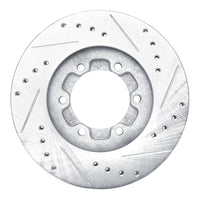 R1 Concepts R1 86-06 Chevrolet Luv Pickup (Mexico) Front Left Drilled & Slotted Silver Brake Rotor
