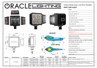 Oracle Lighting Multifunction LED Plow Headlight with Heated Lens 5700K
