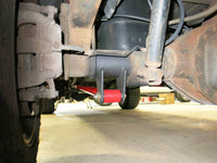 Wehrli 99-10 Ford / 94-22 RAM Univ ECLB/CCLB 68in. Traction Bar Kit - WCFab Red