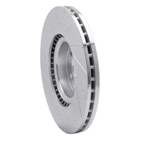 R1 Concepts R1 18-25 Land Rover Defender 90 Front Left Drilled & Slotted Silver Brake Rotor