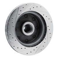 R1 Concepts R1 73-77 Dodge B300 Van (71-74) / B300 (75-80) Front Right Drilled & Slotted Silver Brake Rotor
